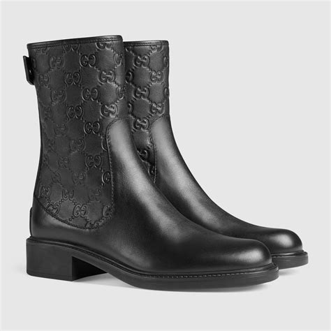 botte femme motard gucci|Gucci designer ankle boots.